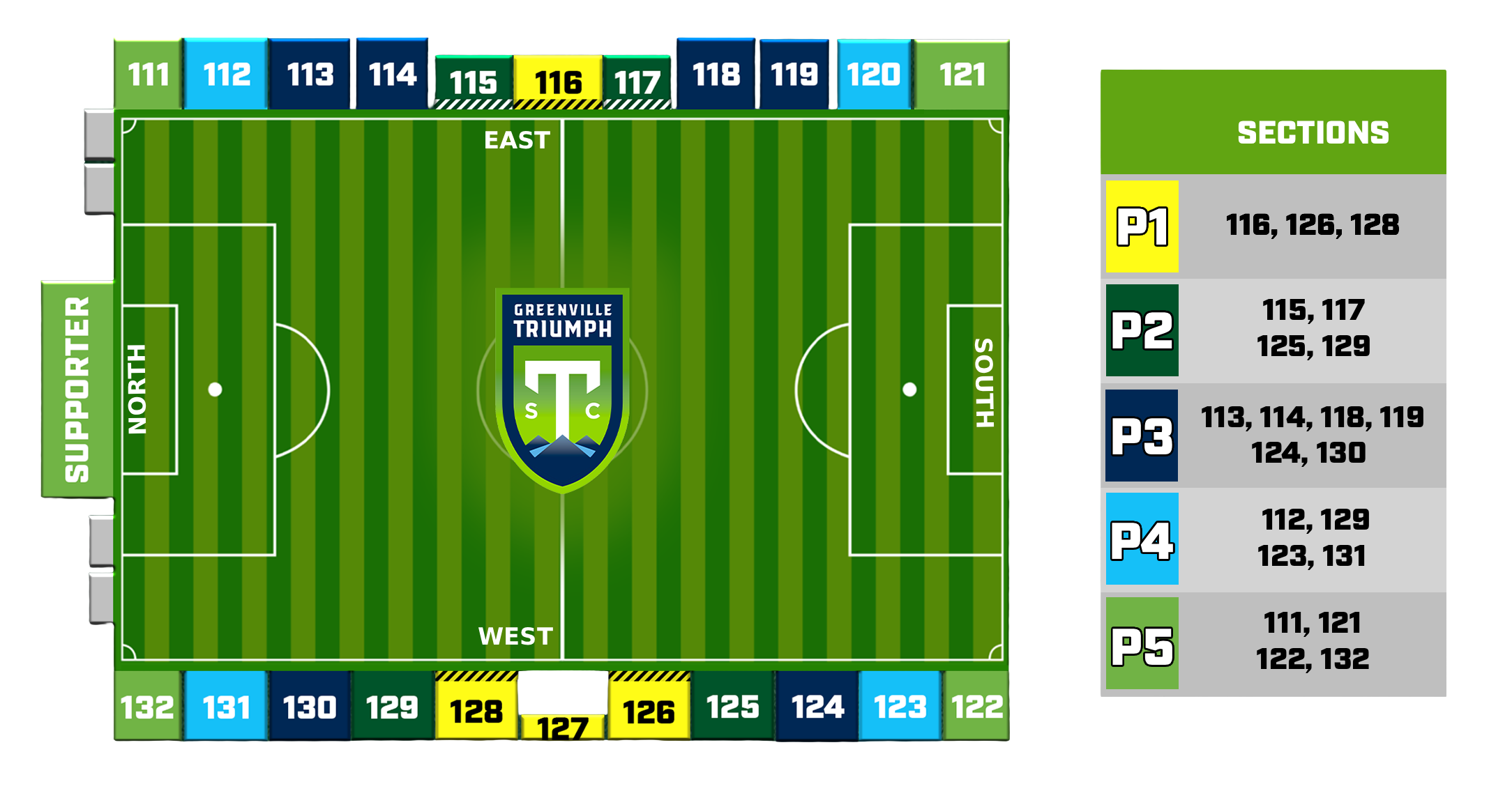 GE Vernova Park 2026 seating map